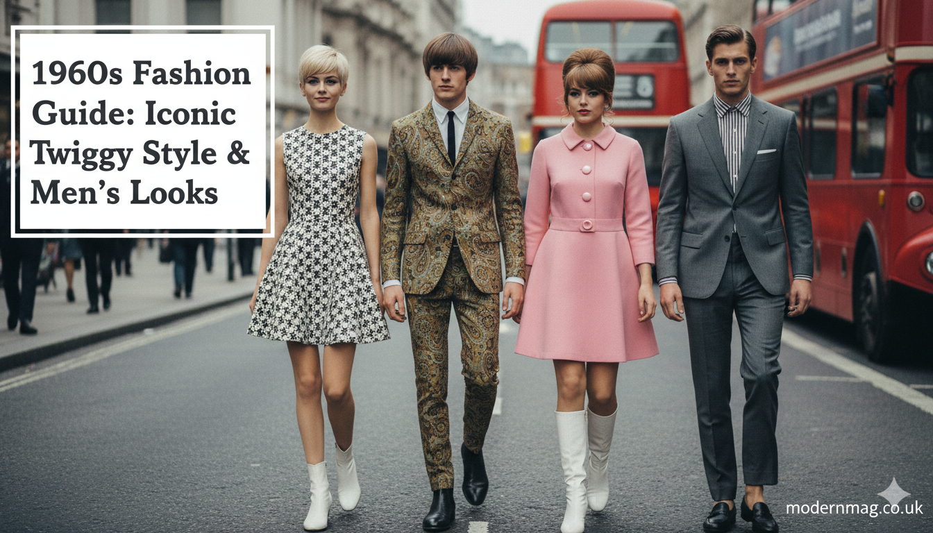 1960s Fashion Guide: Iconic Trends, Twiggy Style & Men’s Looks