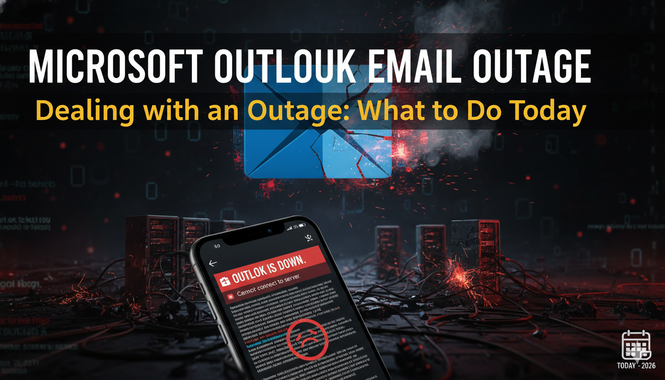 Dealing with a Microsoft Outlook Email Outage: What to Do Today