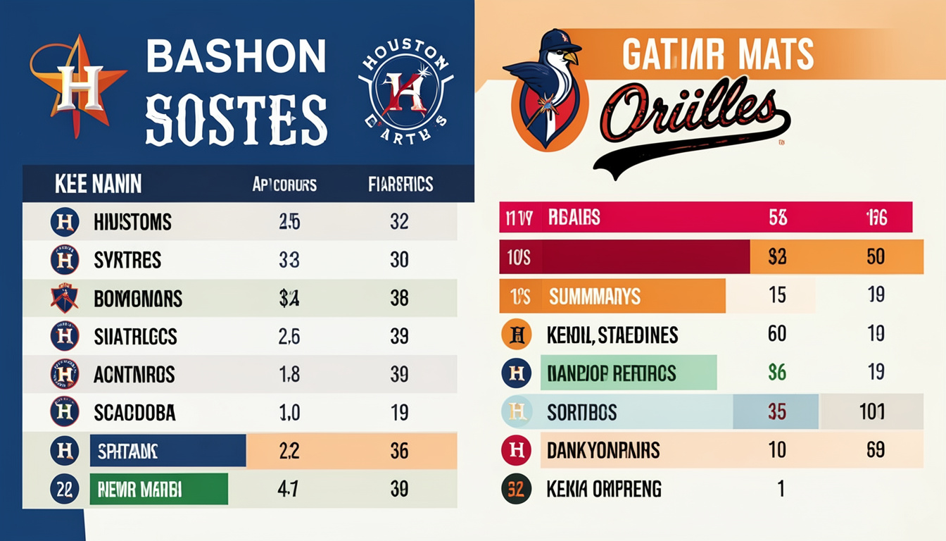 Houston Astros vs Baltimore Orioles Match Player Stats: A Complete Guide
