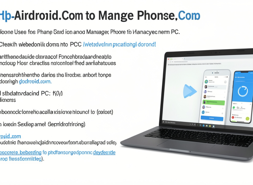 How to Use http web airdroid com to Manage Your Phone from a PC