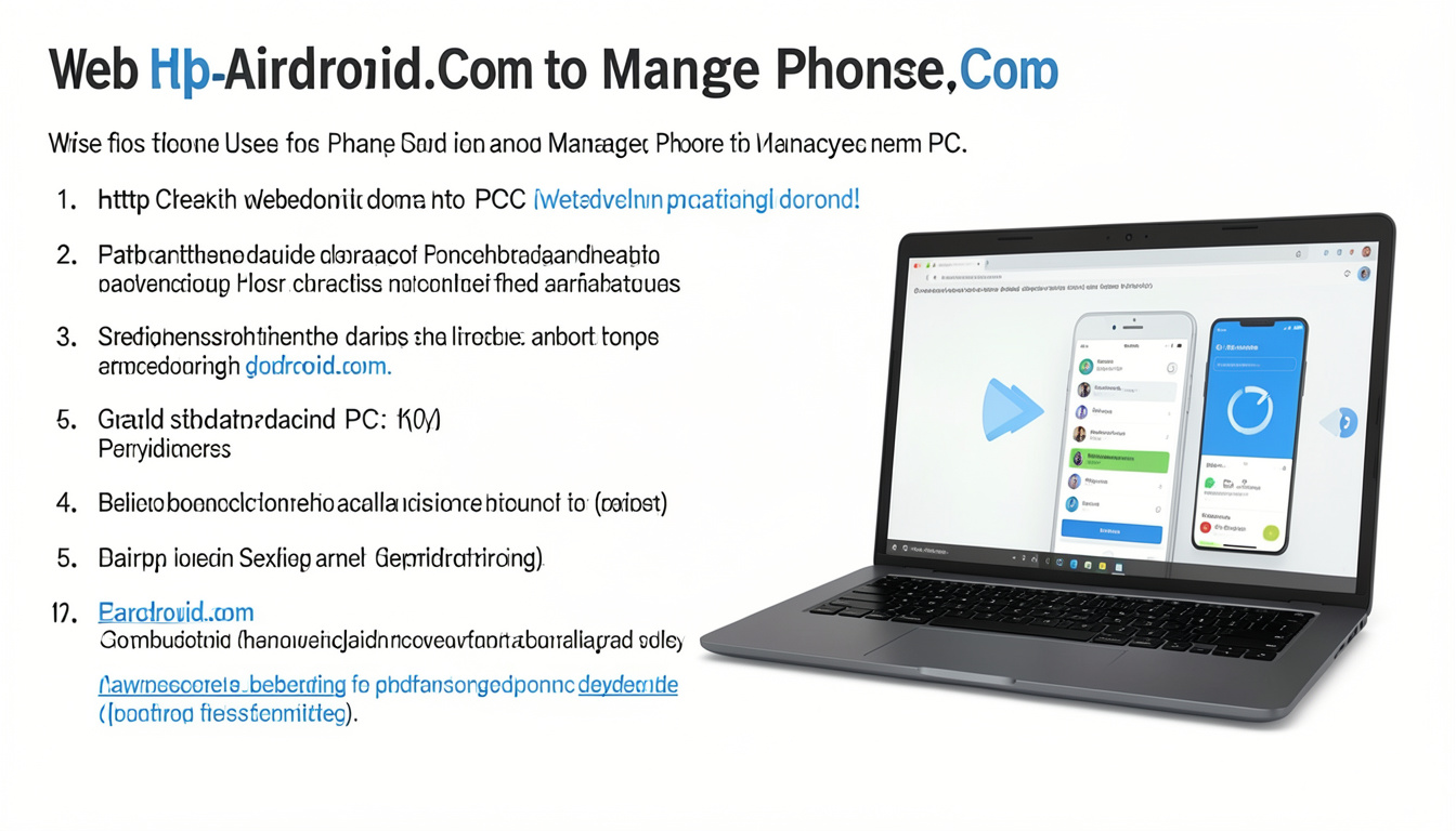 How to Use http web airdroid com to Manage Your Phone from a PC