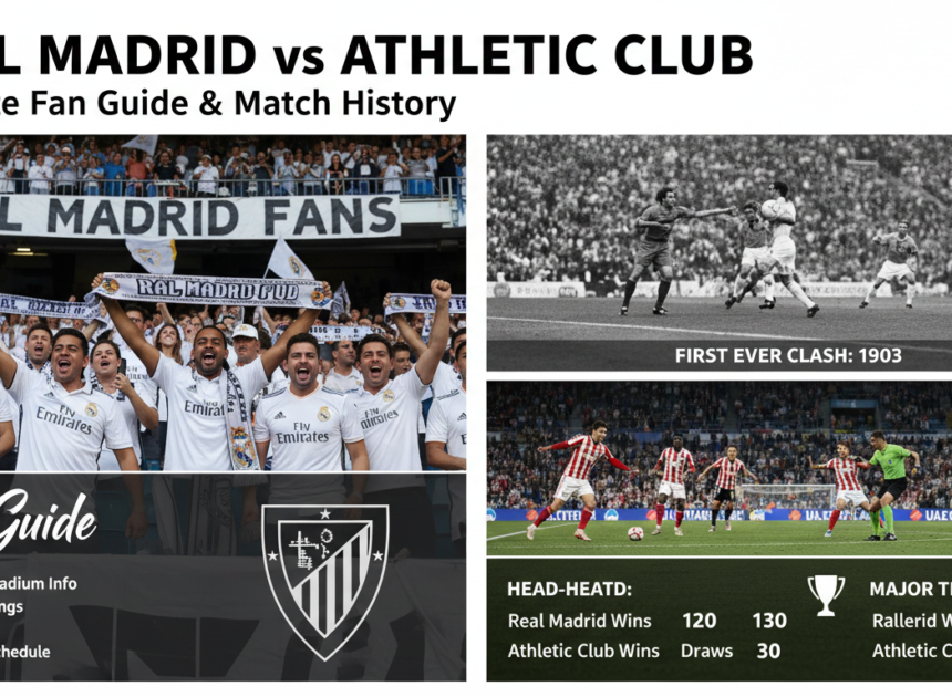 Real Madrid vs Athletic Club: Ultimate Fan Guide & Match History